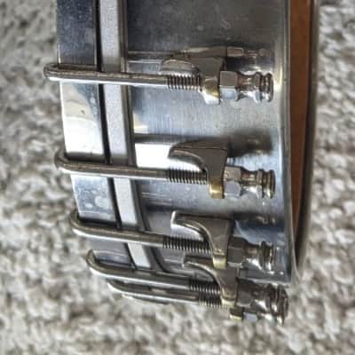 1899 S.S. Stewart Special Thoroughbred 5 string Open Back Banjo with hard case image 13