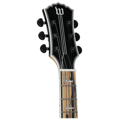 Wylde Audio Barbarian Pale Moon Ebony Electric Guitar, Gloss Natural image 7