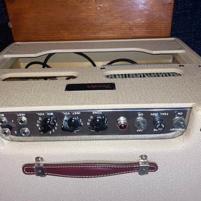 Fender '57 Custom Deluxe "Alnico Cream" Special Edition 12-Watt 1x12" Guitar Combo 2018 - Blonde Special Edition image 4