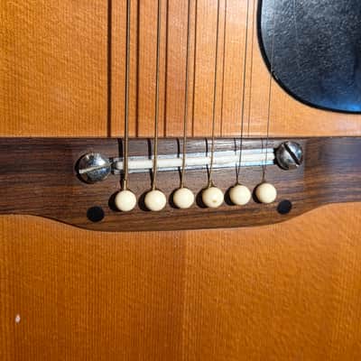 Vintage 1970s MIJ Epiphone FT-146 Texan DeLuxe Natural image 7