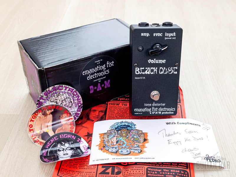 2024 D*A*M Emanating Fist Electronics Black Dust BD-68 Fuzz w/ Box