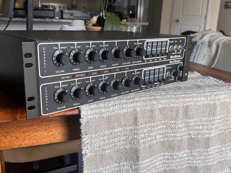 Mesa Boogie Quad Preamp with FU-2A Footswitch 1980s | Reverb