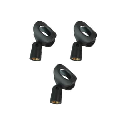 Slim-Style Mic Clips Holder 5‑Pack – Fits Shure SM58 / Sennheiser e835 Handheld Mics image 2