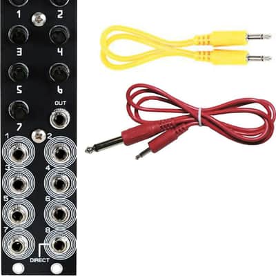Blue Lantern Simple Mixer 8-Channel Eurorack Module Bundle w/Cables image 1