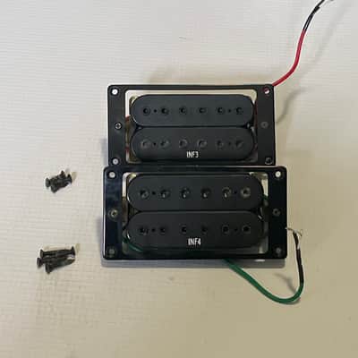 2000's Indonesian Ibanez RG120 Series Guitar Infinity 3 & 4 Neck & Bridge Humbucker Pickup Set image 1
