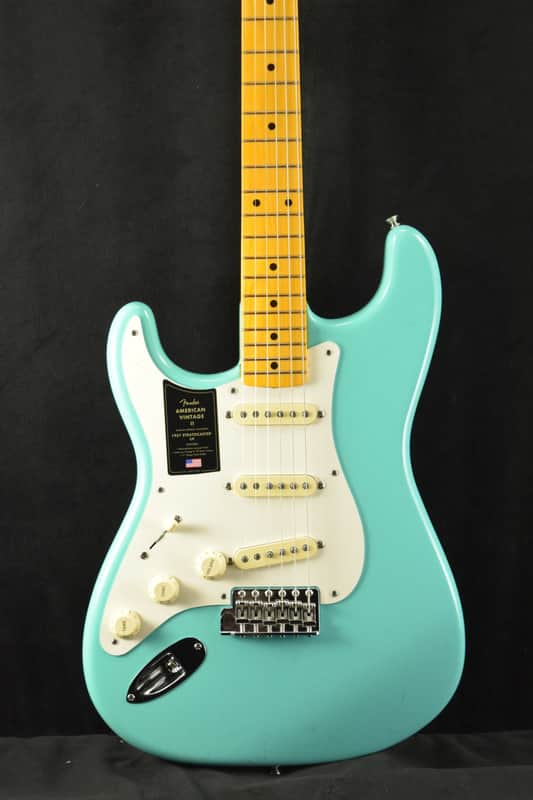Fender American Vintage II 1957 Stratocaster Left-Hand Sea Foam Green image 1