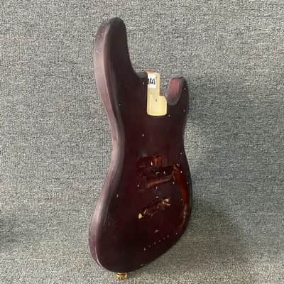 Red 4 String Precision Bass Style Body image 2