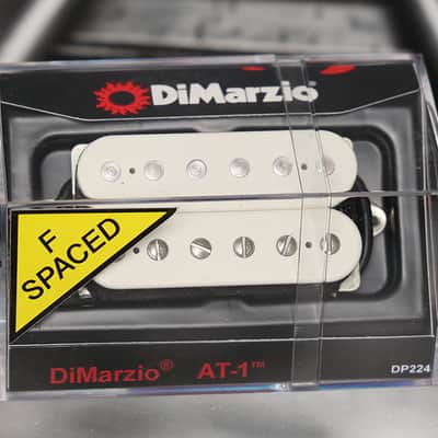 DiMarzio DP224FW Andy Timmons AT-1 F-Spaced Humbucker - White / Nickel Pole Pieces image 1