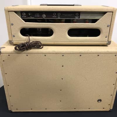1963 Fender Tremolux Amp Head (Blonde 6G9-B) w/ 2X10 Cabinet Owned by Ian D'Sa of Billy Talent image 2
