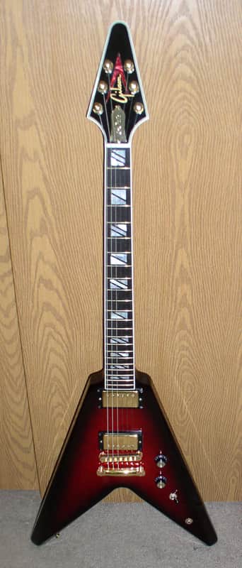 Gibson 50th Anniversary Flying V Brimstone Burst 2008 | Reverb