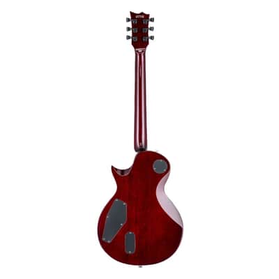 ESP LTD Deluxe EC-1000QM 6-String Right-Handed Electric Guitar with Quilted Maple Top and Macassar Ebony Fingerboard (See Thru Black Cherry) image 2