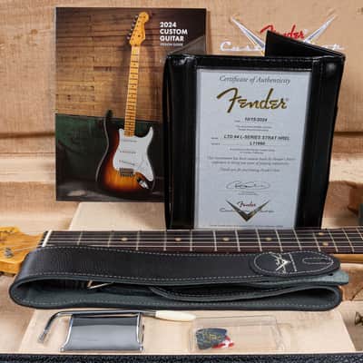 Fender Custom Shop Limited Edition 1964 L-Series Stratocaster Heavy Relic Guitar, Aged Daphne Blue image 13