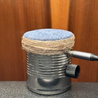 Mini Lo-Fi Tin Can Microphone — Vintage Tone, Made in Texas (5/8" Mount) image 3