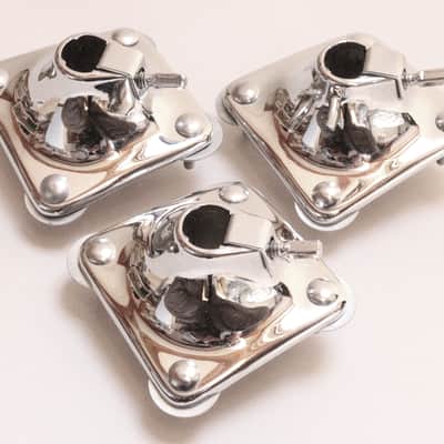 (3) Slingerland Set-O-Matic Tom Mounts, 1960s-70s, NEAR MINT / INSPECTED & TESTED image 8