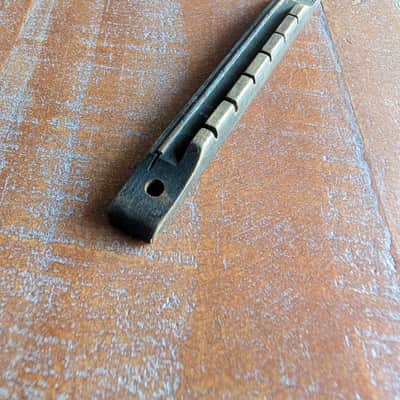 Silvertone Harmony Flat Top Guitar Bridge Vintage 1960s Nice Shape! image 4