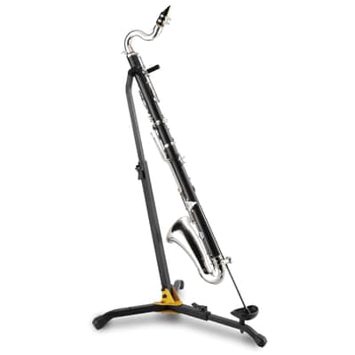 Hercules Stands DS561B Bass Clarinet/Bassoon Stand - Stand for Woodwind Instruments image 3