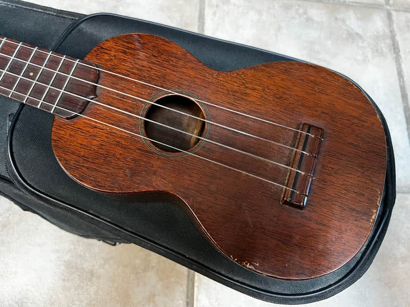 Pre 1950s CF Martin Soprano Ukulele Mahogany Natural image 1
