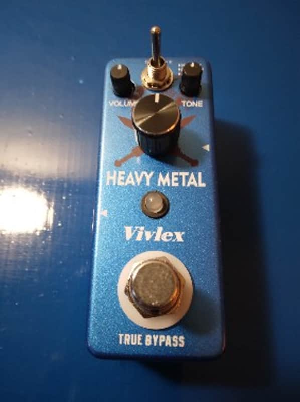 heavy metal mini pedal- sparkle blue image 1