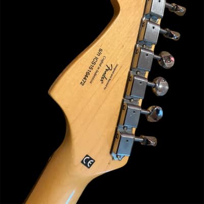 Fender Squier Jazzmaster - White Electric Guitar 2005 MII w/ Hard Case image 9