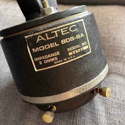 Altec Lansing 32A Horns and 808-8A Compression Drivers Mid 1960’s- Black image 4