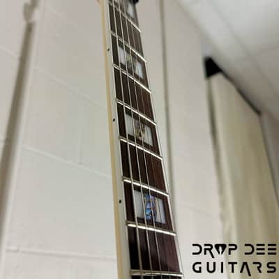 Ibanez Prestige RG653DX Electric Guitar w/ Case - White Flat image 8