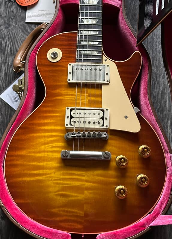 2021 Gibson Les Paul Standard 1959 Historic with Wizz Double White Pickups image 1