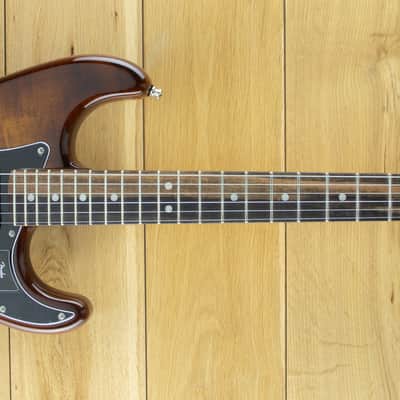 Fender Limited Edition American Ultra Strat Ebony Tigers Eye US23063027 image 1