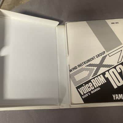 Yamaha vrc-102 wind instrument group DX7 dx5 dx1 Data ROM Cartridge image 10