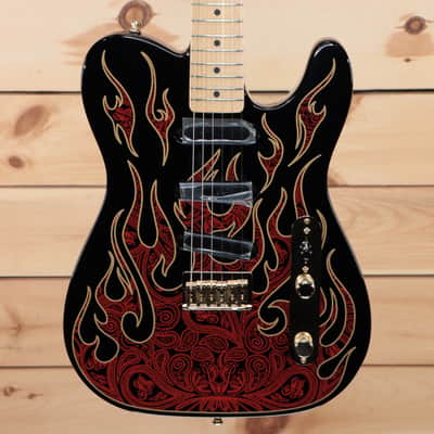 Fender James Burton Telecaster - Red Paisley Flames - US21014478 image 2