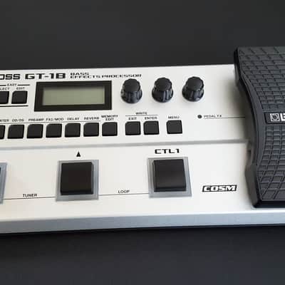 (MINT) Boss GT-1B Bass Multi-Effect w/Power Supply - Silver image 2
