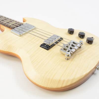 2007 Gibson SG Supreme 4-String Bass Guitar - Natural AAA Flame Maple w/ OHSC image 5