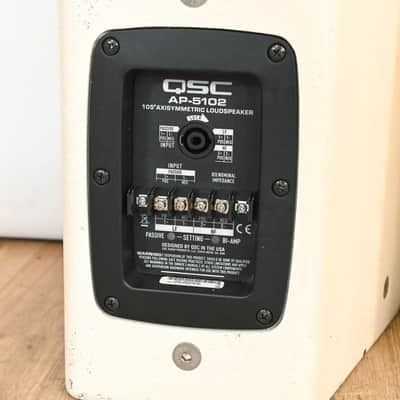 QSC AP-5102 2-Way Acoustic Performance Loudspeaker - White (PAIR) CG01SGJ image 12