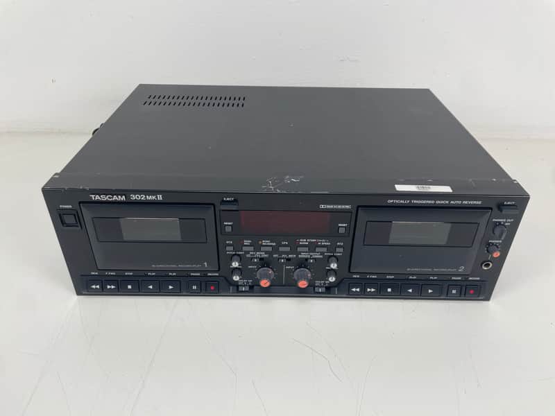 Tascam - 302 MK2 - Double Cassette Deck - 2-Head image 1