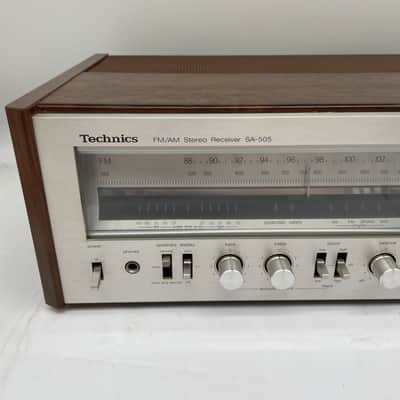 Technics SA-505 FM/AM Stereo Receiver VTG Japan Silverface Wood *TESTED WORKING image 7