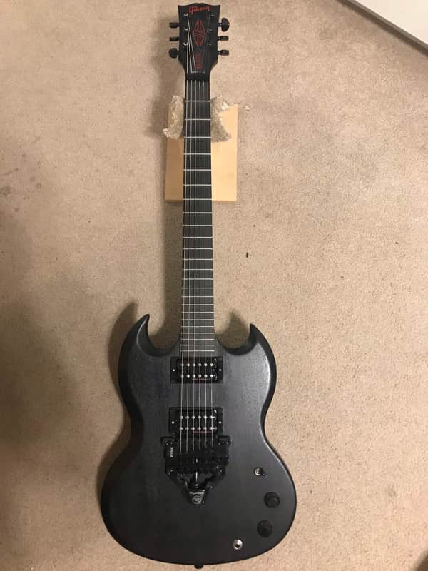 Gibson SG CM Black 2016 Matte Black image 1