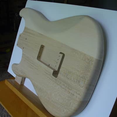 Exotic '62 S-Style Quarter Sawn American Sycamore Guitar Body for Strat® Neck Natural made in USA image 4