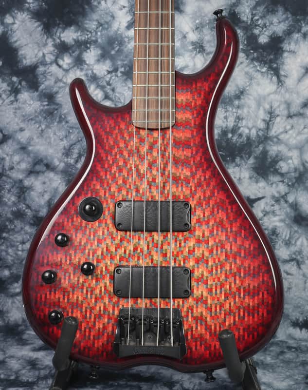 80's Goodfellow Harlequin Bass Left Handed image 1