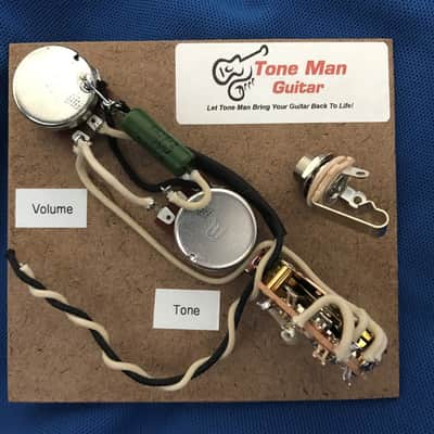 Reverse Control Fender Telecaster Wiring Kit PIO Tone Cap 250K Pots image 1