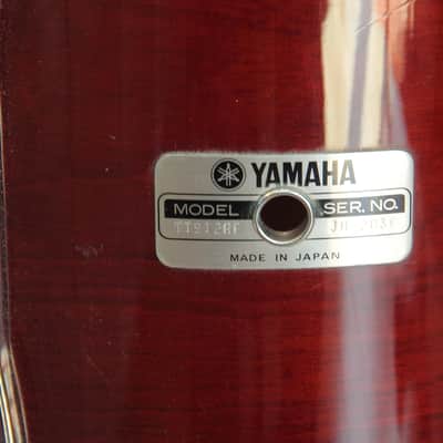 Yamaha Recording Custom 9000 - cherry wine 12" rack tom image 6
