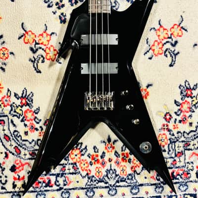 2017 Dean Razorback Dimebag Signature Bass - Made In Korea - Classic Black image 3