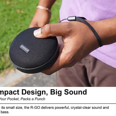 Rockville R-GO 16 Watt Waterproof Portable Bluetooth Speaker+Bicycle Bar Mount image 2