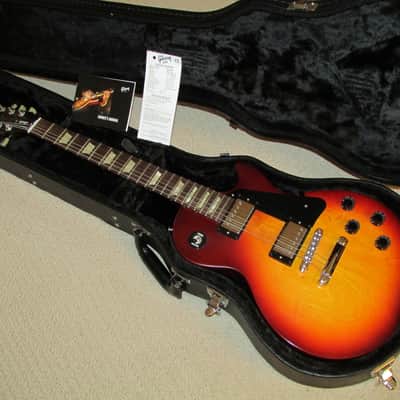 2008 Gibson  Les Paul Studio Faded Heritage Cherry Burst w/HSC image 2