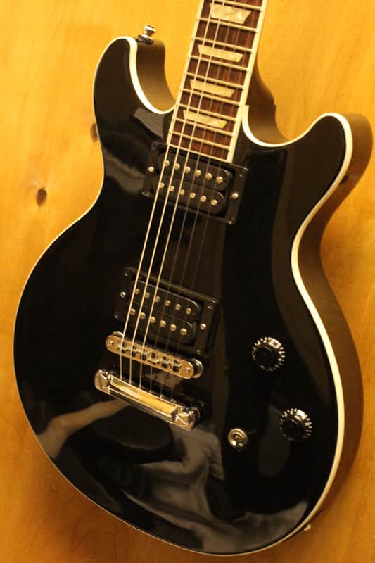 Gibson USA Les Paul Double Cutaway Standard DC Guitar, Ebony, HDSC