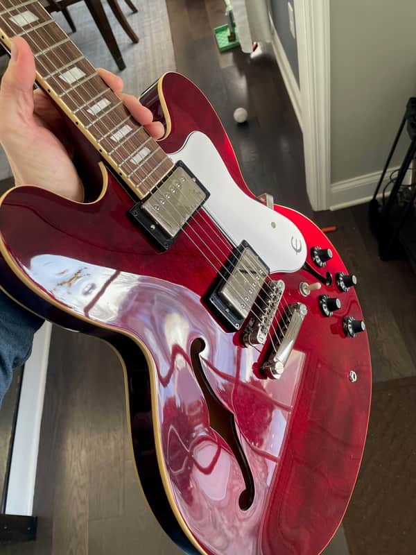 Epiphone Noel Gallagher Signature Riviera 2022 - Present - Dark Wine Red image 1