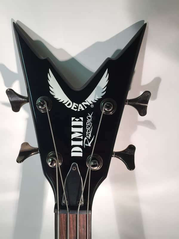Dean Dime Razorback V Bass Classic Black | Reverb