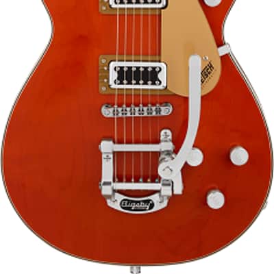 Gretsch G5230T Electromatic Jet FT Single-Cut Guitar with Bigsby, Laurel Fingerboard, Orange Stain image 4