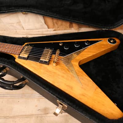 Hamer Vector Korina Limited Edition Flying V #27 of 72 1997 Korina image 11