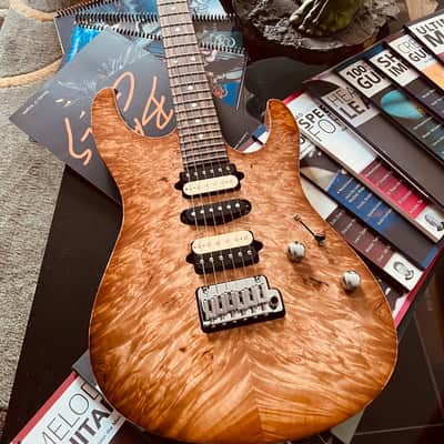 Suhr Modern Natural Waterfall Burl image 4