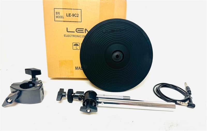 Lemon 9” Crash Splash Cymbal w Arm and Clamp for Roland Alesis Kit image 1