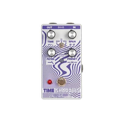 EarthQuaker Devices / Death By Audio Time Shadows II Subharmonic Multi-Delay Resonator 2024 - Present - Silver / Purple image 1